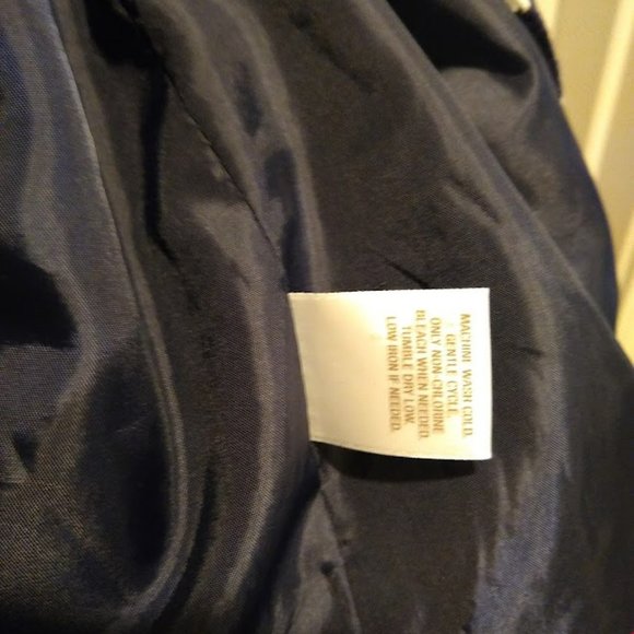 Roz & Ali Striped Moto Jacket L - Picture 8 of 8